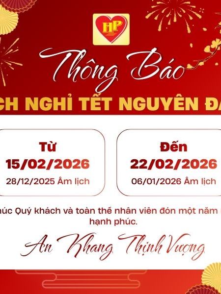 THÔNG BÁO NGHỈ TẾT NGUYÊN ĐÁN 2026